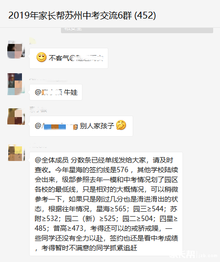 2019年苏州星海中学签约分数线出了，园区卷576可签